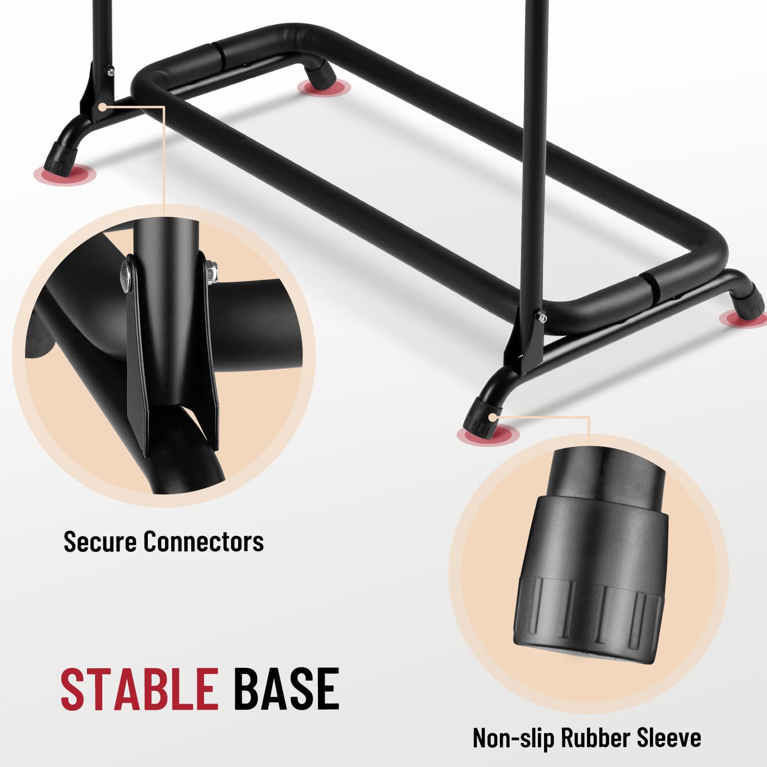 CAHAYA Multi Guitar Rack: Acoustic Guitar Display Rack 5 Holder Thick Padding Guitar Rack Holder Floor Stand for Classical Acous